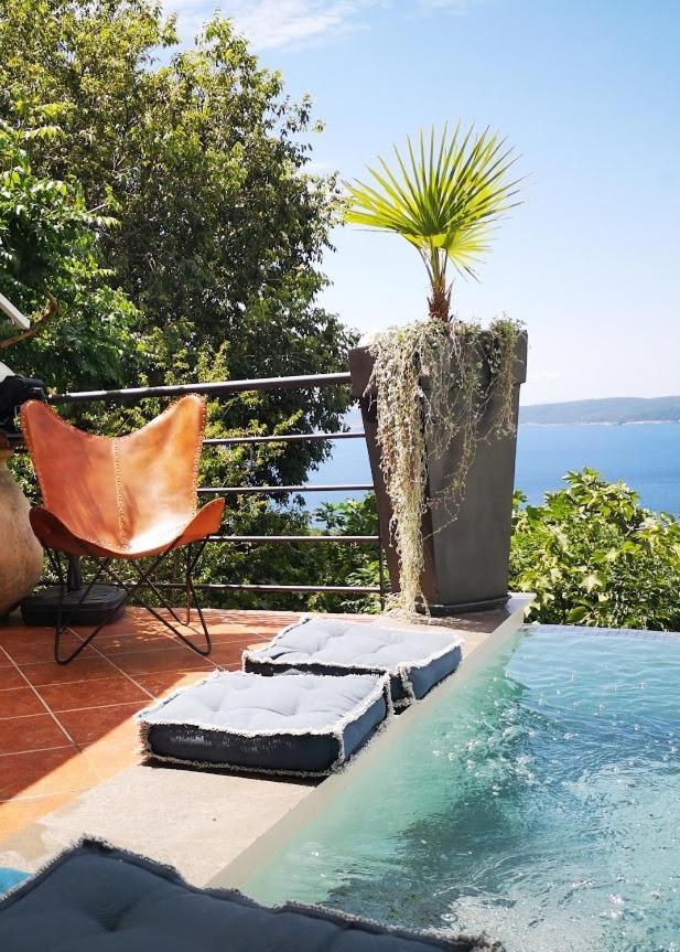 Art Gallery House With A Small Relaxing Pool Crikvenica Eksteriør billede